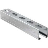 Hot Dip Galvanized Channel - Color: Silver