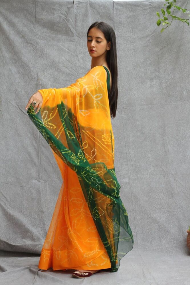 Traditional Saree - Bust Size: 44 Inch (In)