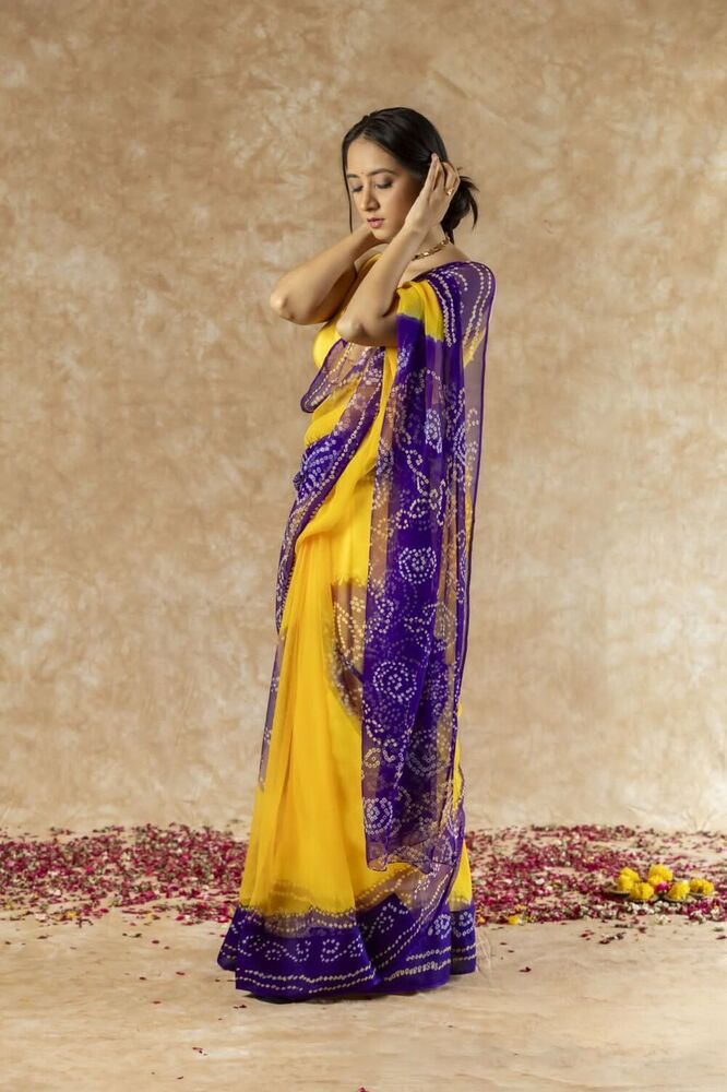 Traditional Saree - Bust Size: 44 Inch (In)