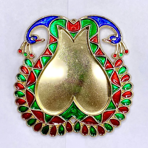 Designer Puja Thali - Color: Golden