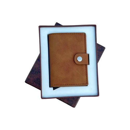 Cc 19 R Leathrette Card Holder - Color: Brown