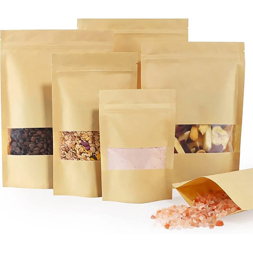 Coffee Beans Stand Up Pouch - Coating Type: Single Layer Lamination