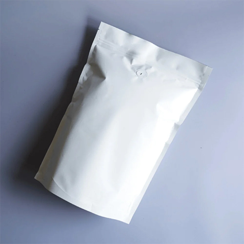 Matt White Stand Up Pouches - Coating Type: Single Layer Lamination