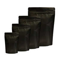Matt Black Stand Up Pouches