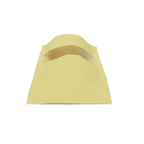 Stock Food Kraft Paper Bags Zipper Packaging Bags