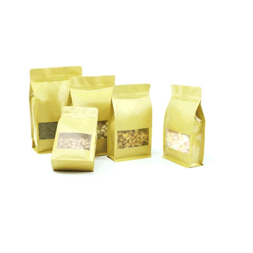 Kraft Paper Stand Up Pouches