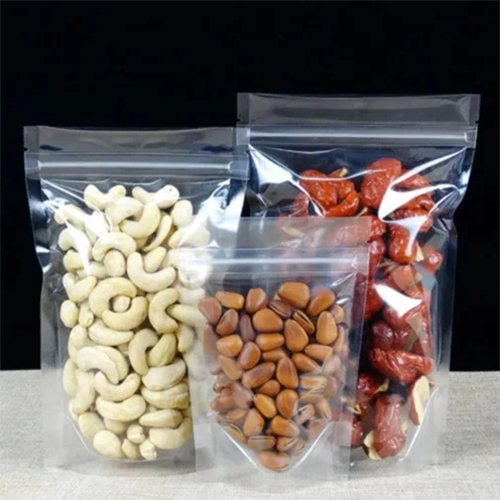8 X 10 Inch Transparent Standup Pouch With Zipper - Coating Type: Double Layer Lamination