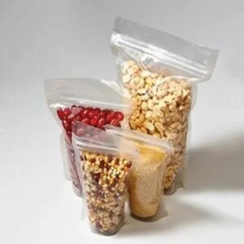 10 X 14 Inch Transparent Standup Pouch With Zipper - Coating Type: Double Layer Lamination
