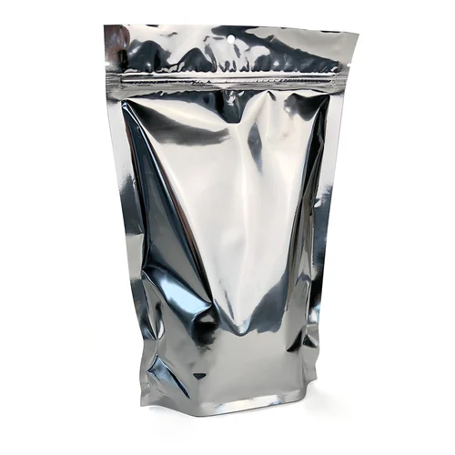 4X6 Inch Silver Stand Up Pouch - Coating Type: Single Layer Lamination
