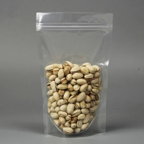 3.5 X 5 Inch Transparent Standup Pouch With Zipper - Coating Type: Double Layer Lamination