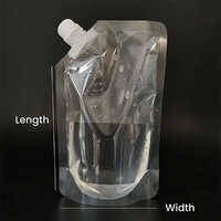 Transparent Spout Stand Up Pouches