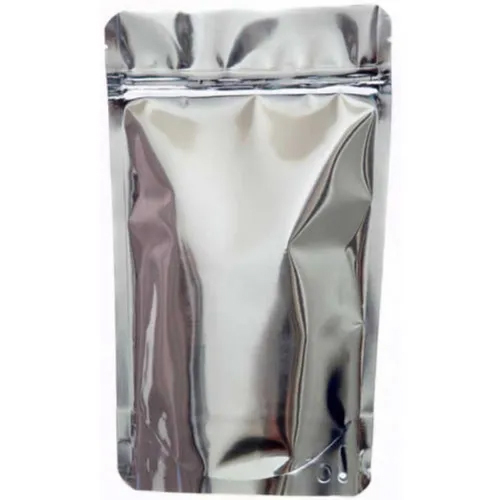 Silver And Golden Stand Up Pouch Bags - Size: 0.12 - 0.15 Mm-thickness