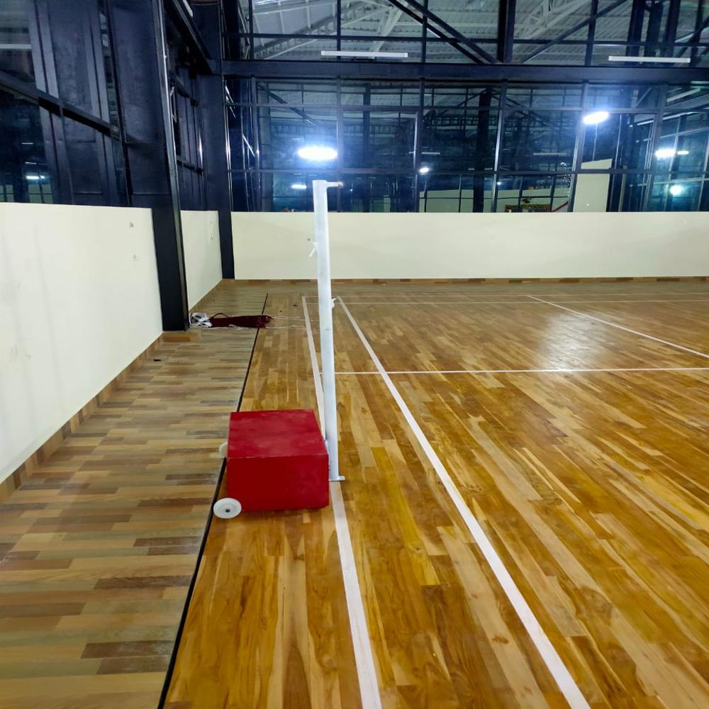 Mild Steel Badminton Poles movable