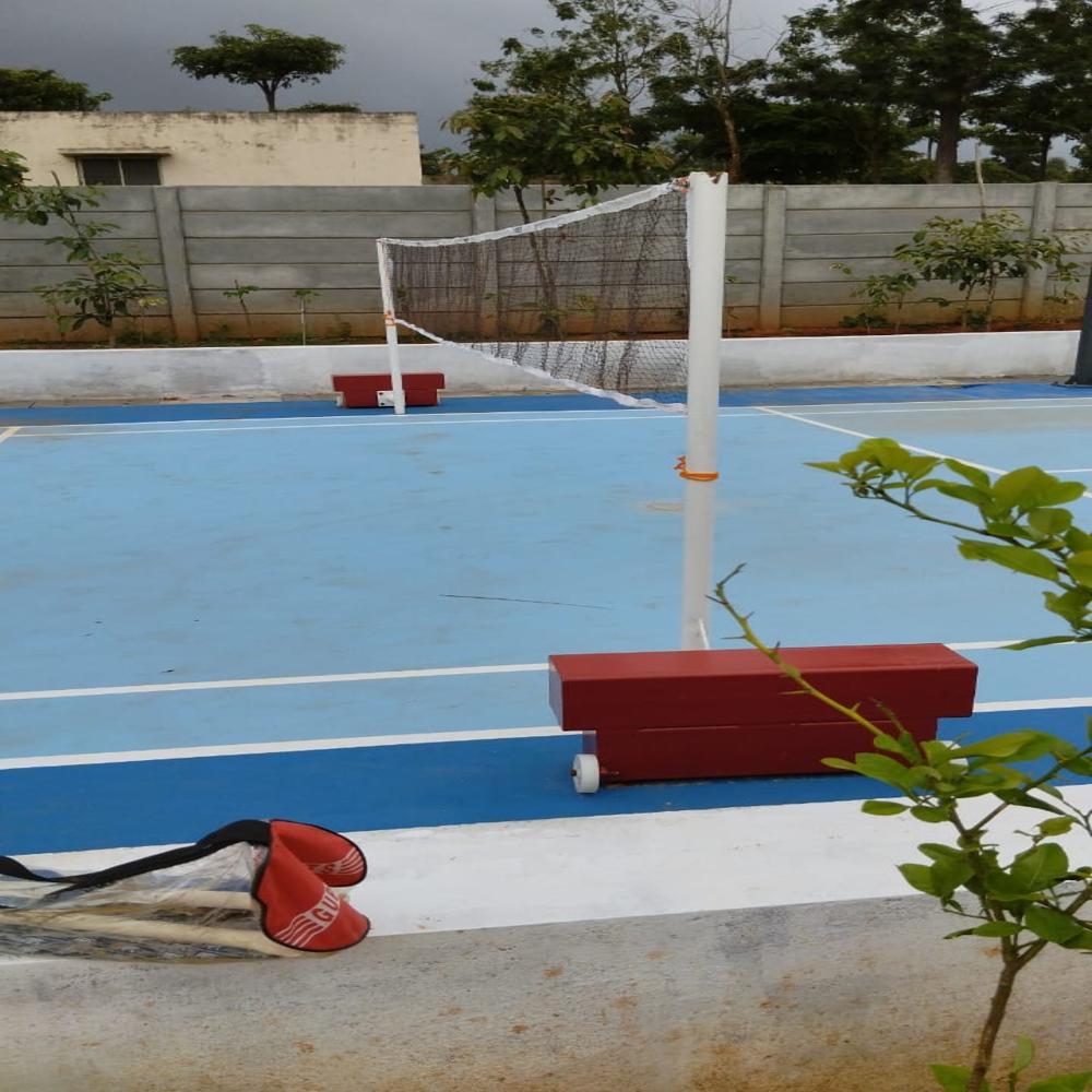 Mild Steel Badminton Poles movable