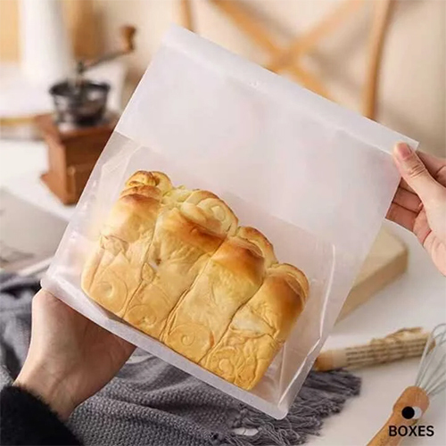 Eight Sides Seal Blank Bread Bag - Color: Transparent
