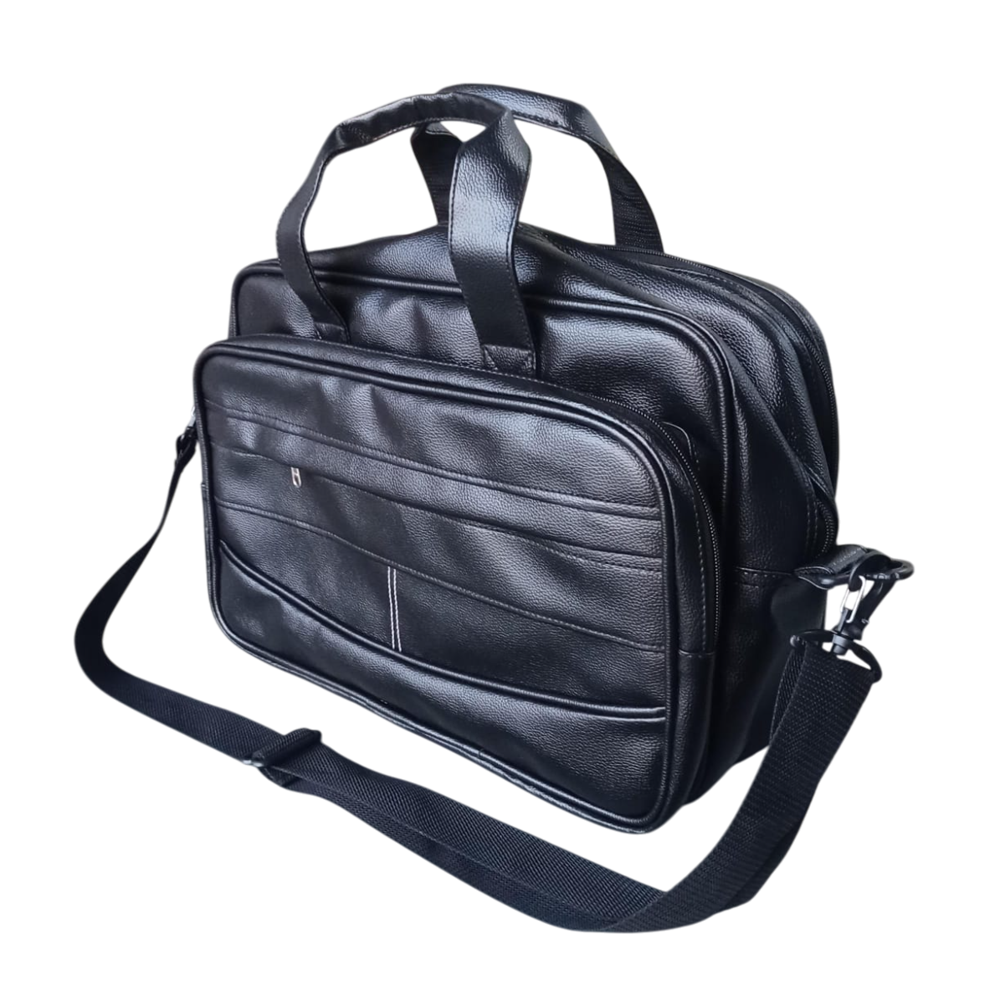 Laptop Office Bag - Color: Black