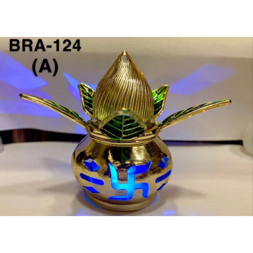Ganpati Decoration Item - Color: Golden
