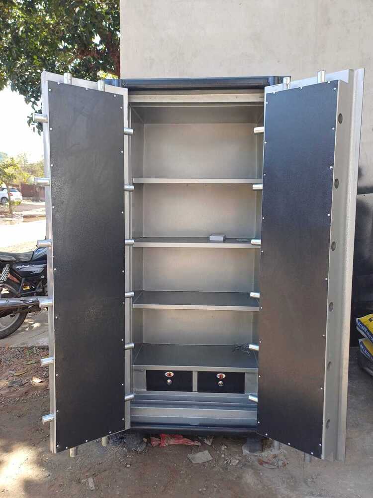 6 Feet Fireproof Safe Locker - Color: Gray