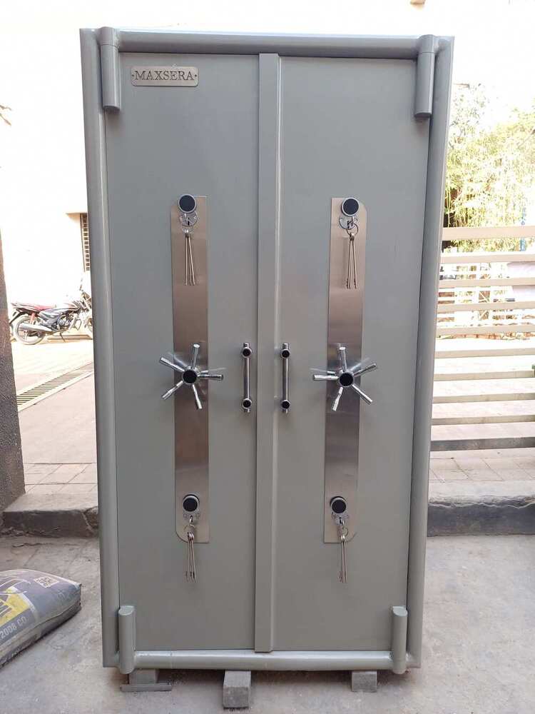 6 Feet Fireproof Safe Locker - Color: Gray