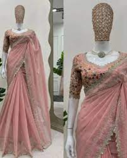 Women  Designer Heavy Work Sarees