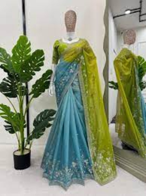 Women  Designer Heavy Work Sarees