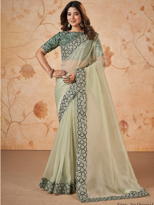 Women  Designer Heavy Work Sarees