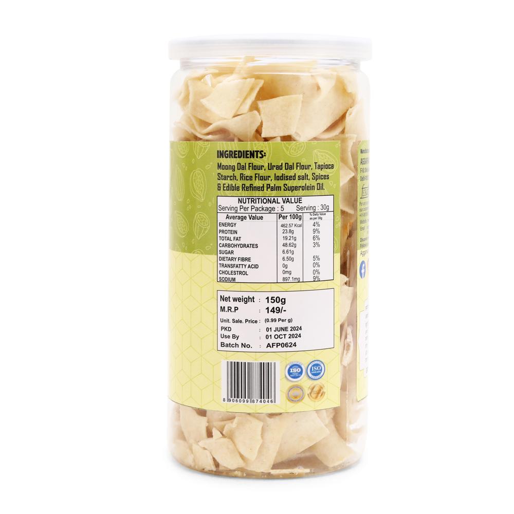 Moong Dal Salted Chips - Feature: Tasty & Healthy Snacks