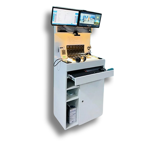 Medsync -Iv Telemedicine And Poct Cart For Opd Monitoring - Material: Metal