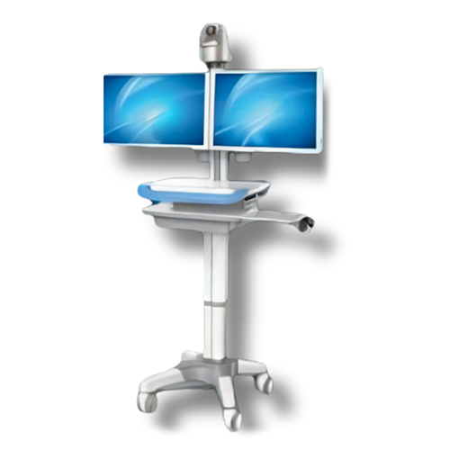 Medsync-V Telemedicine Cart For Icu Level- 1 Monitoring - Material: Metal