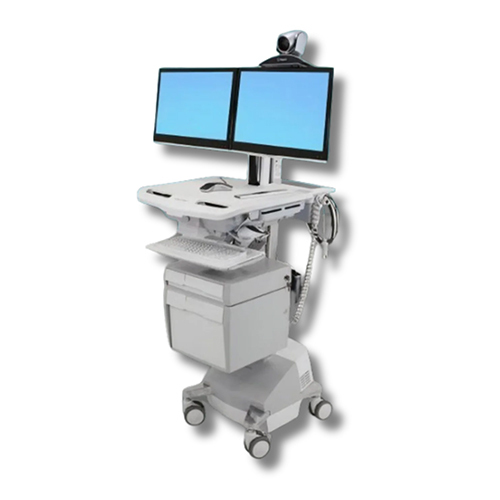 Medsync Vi Telemedicine And Poct Cart For Icu Monitoring - Material: Metal