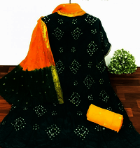 Designer Bandhani Dress Material