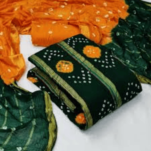 Designer Bandhani Dress Material