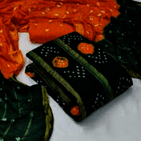 Designer Bandhani Dress Material