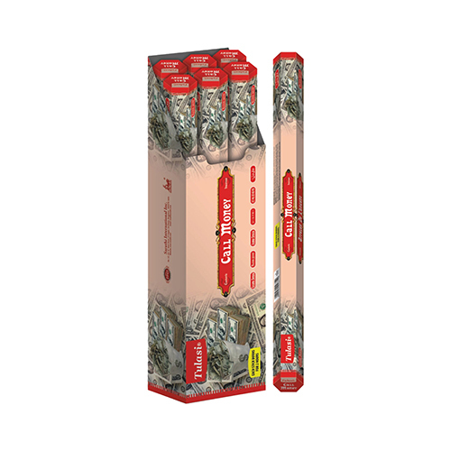 काल मनी लंबा हेक्सागॉन अगरबत्ती