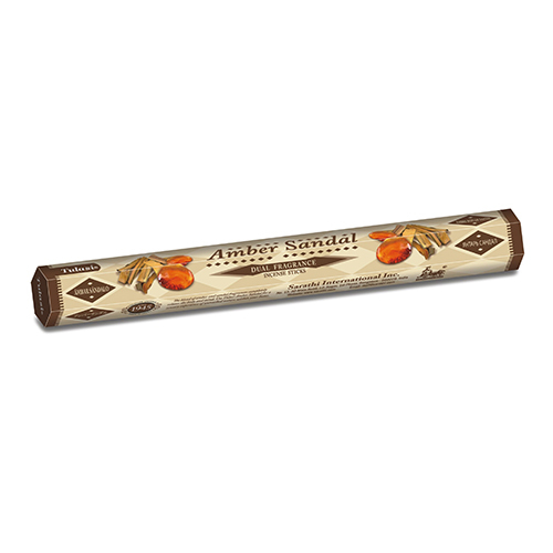 Amber Sandal Dual Fragrance Incense Sticks