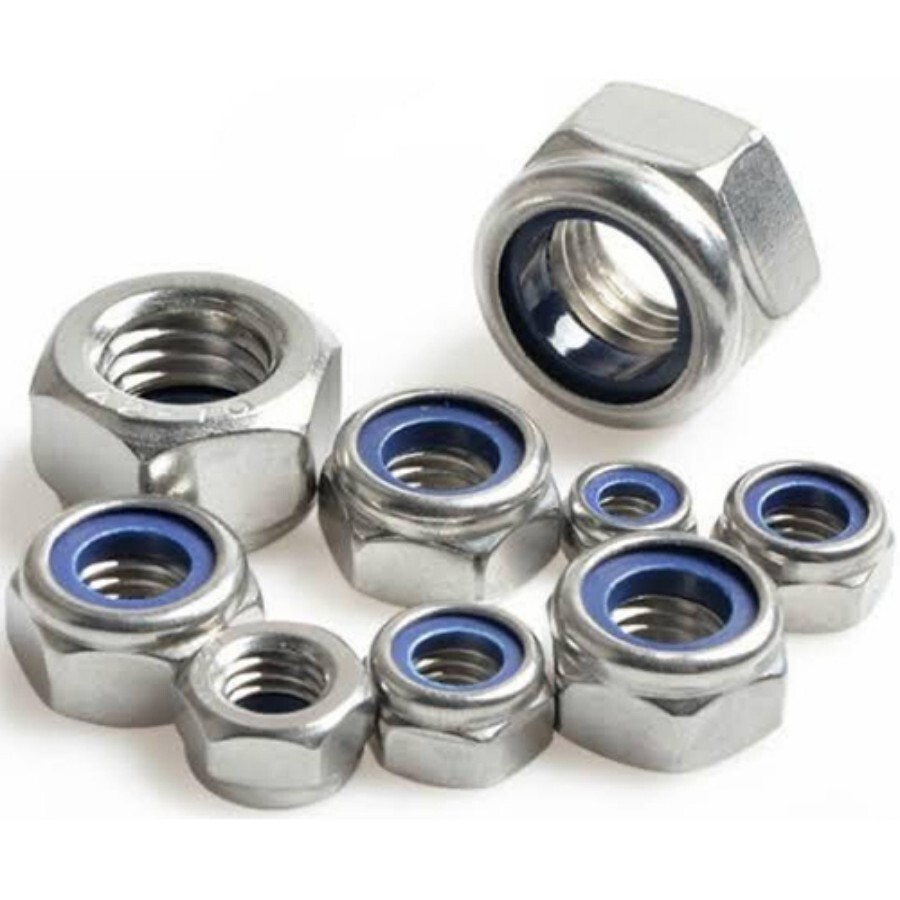 Nylock Nut - Color: Grey / Silver