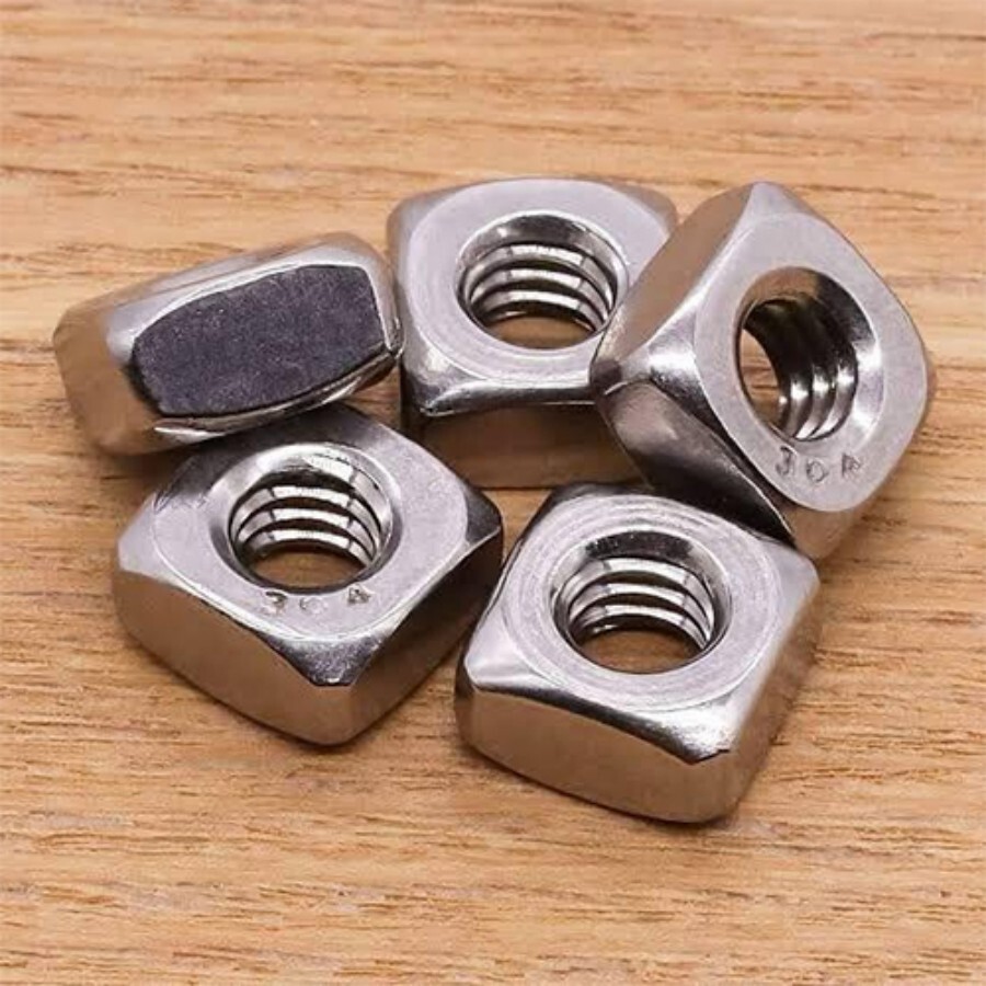Industrial Square Nut - Color: Grey / Silver