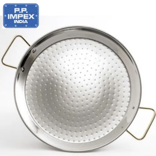 Polished Steel Paella Pan