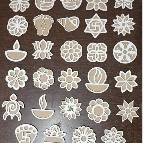 MDF Wooden Rangoli