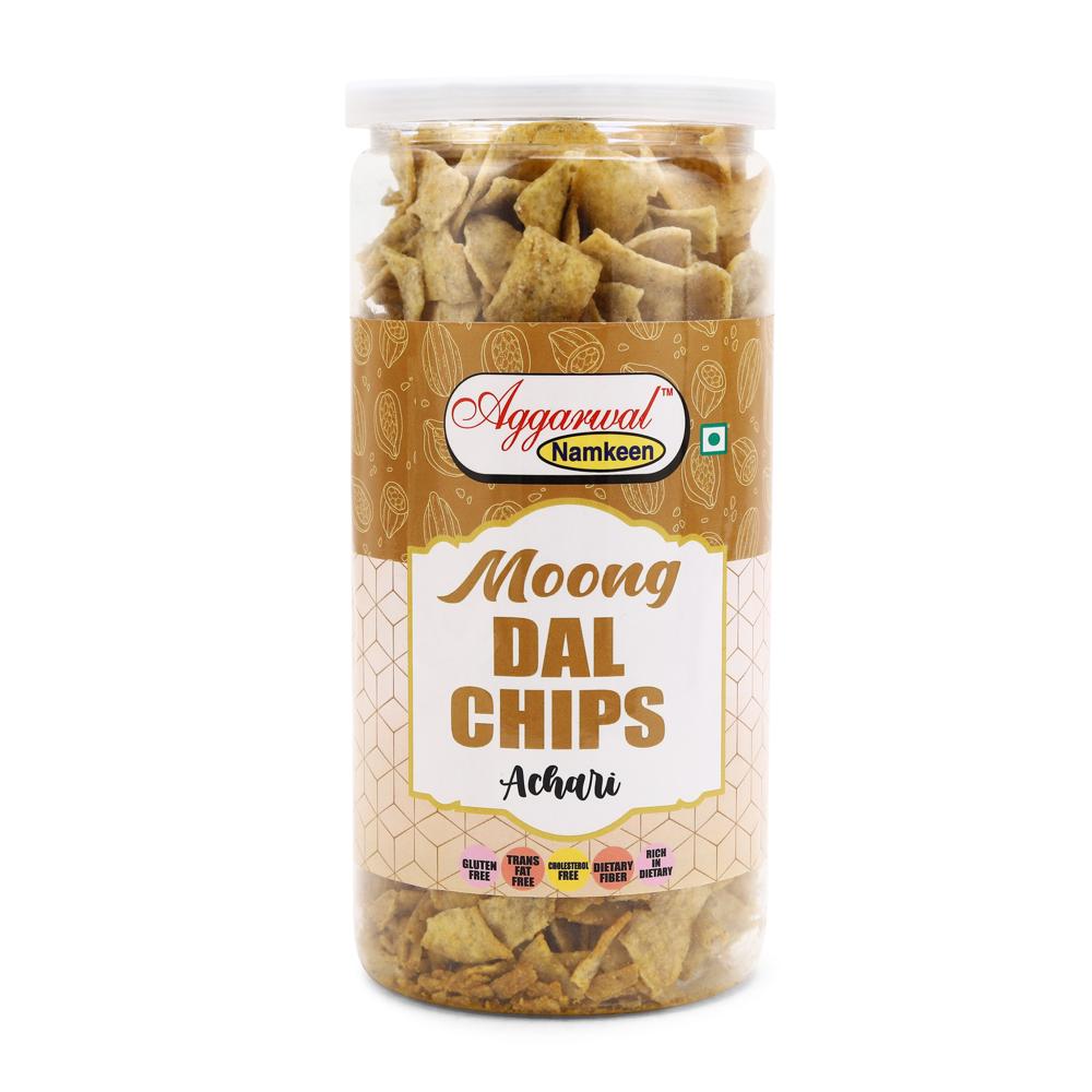 Moong Dal Achari Chips