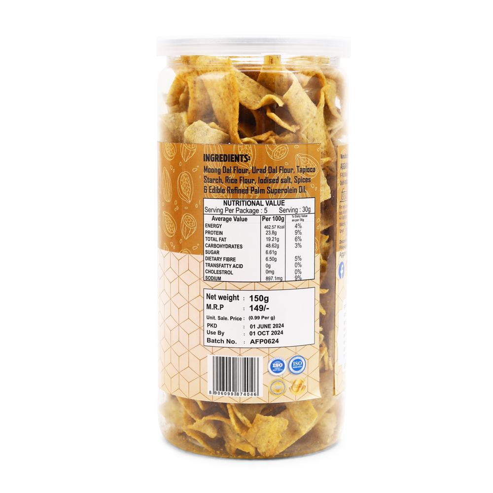 Moong Dal Achari Chips - Feature: Tasty & Healthy Snacks