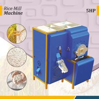 Compact 5hp 2 In 1 Rice Mill For Commercial Use - Capacity: 120-140 Kg/hr