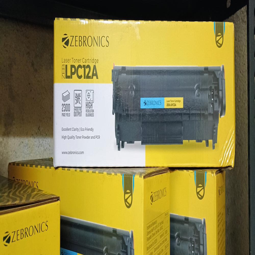 12A, Compatible Toner Cartridge Zebronics