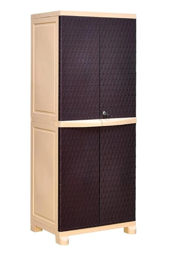 Nilkamal Fb6 Plastic Cupboard - Finishing: Polishing