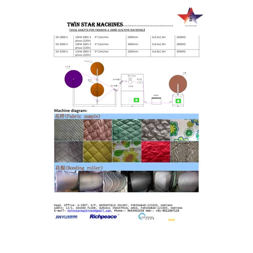 SD 3200 Ultrasonic Quilting Machine