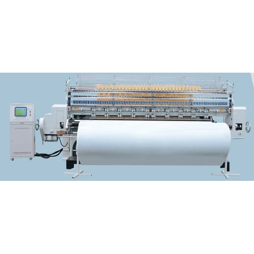 Silver Multi Needle Shuttle Quilting Machine