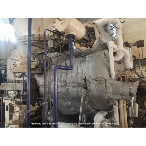 FLEXIBLE THERMAL INSULATION JACKETS - Silicon Material, Standard Size, Silver Color, Thickness 50-150 mm | Industrial Application