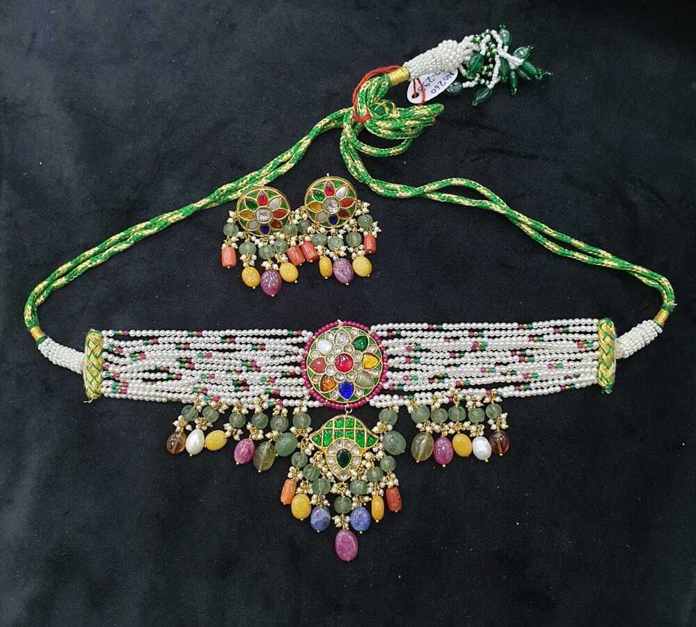 22kt Tyani  Diamond Polki Choker