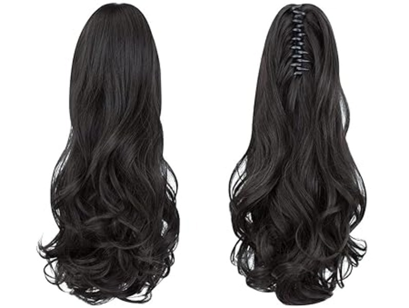 Ponytail Claw Clip In Hair Extensions 30in | 100g Human Hair Fake Piece
