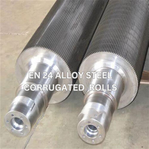 En24 Alloy Steel Forged Corrugated Rolls